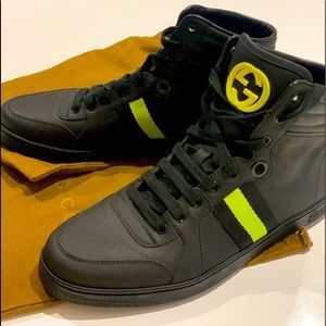 New Gucci limited edition high tops never worn.
